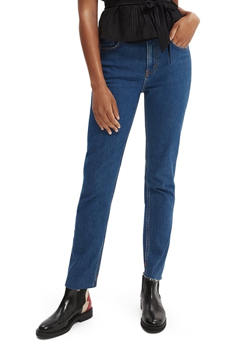 HIGH FIVE HIGH-RISE SLIM JEANS — FIFTIES BLUE 1