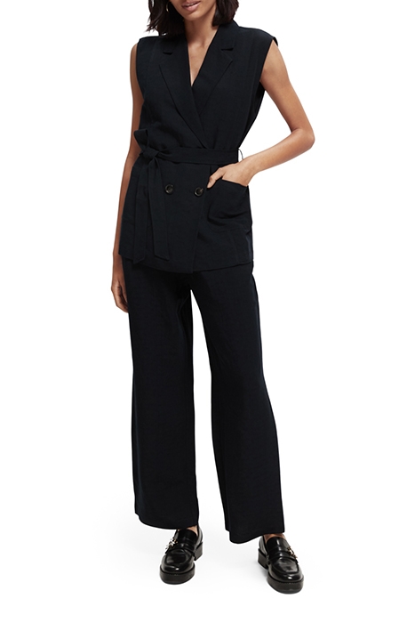 BELTED DOUBLE BREASTED GILET NIGHT 3