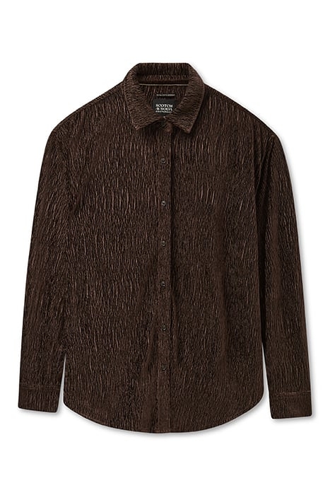 VELVET BUTTON UP HOT FUDGE 3