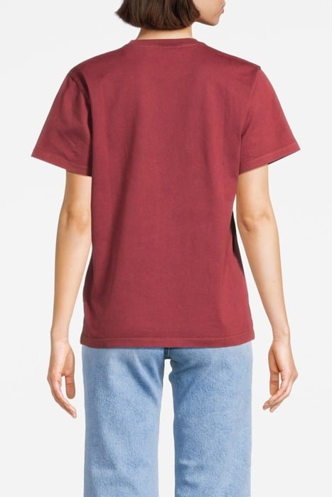 DACHI T-SHIRT IN RUST RED 2