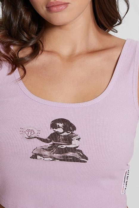 SL DIAMOND GIRL CROP LINEN LILAC 5