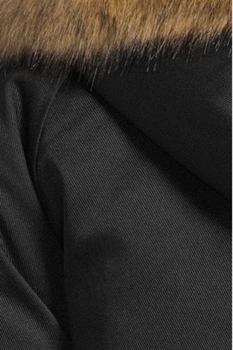 DOUDOUNE COURTE AVEC CAPUCHE ET FOURRURE AMOVIBLE BLACK 5