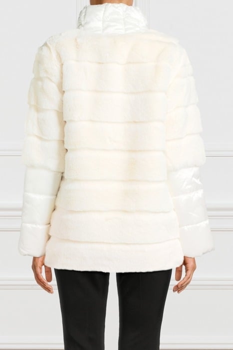 VICKY PUFFER JACKET PALE WINTER PEARL 2
