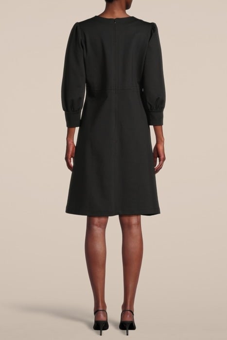 DRESS WITH POCKETS PUNTO MILANO BLACKS 2