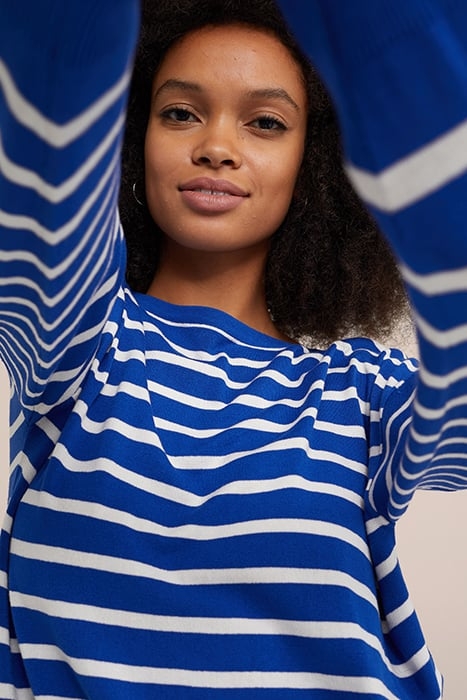 KNITTED PULLOVER COBALT BLUE 6