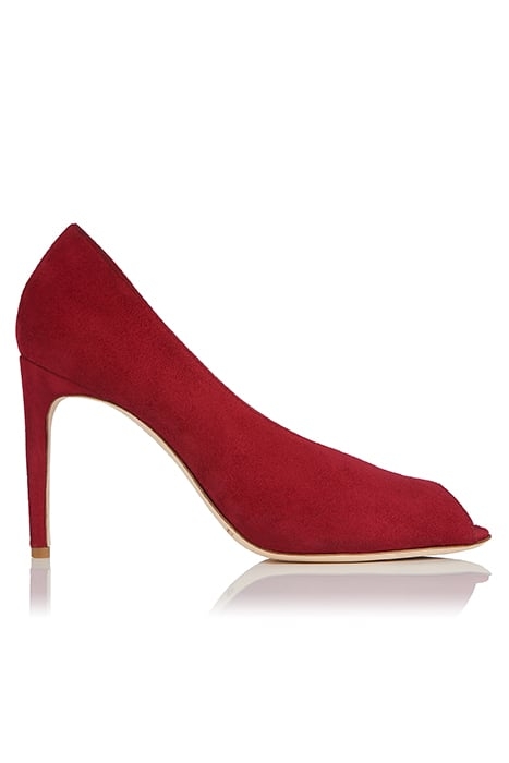 KAYLEIGH PEEP TOE COURT POPPY 1