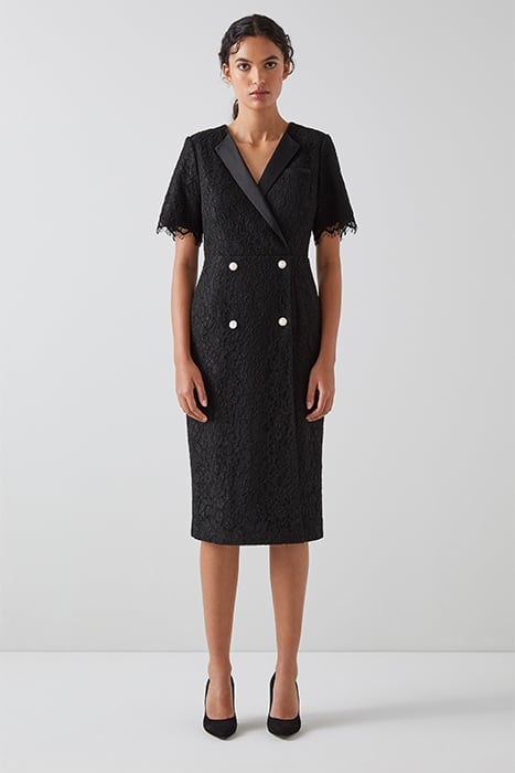 DR NATHALIE LACE DRESS BLACK 1