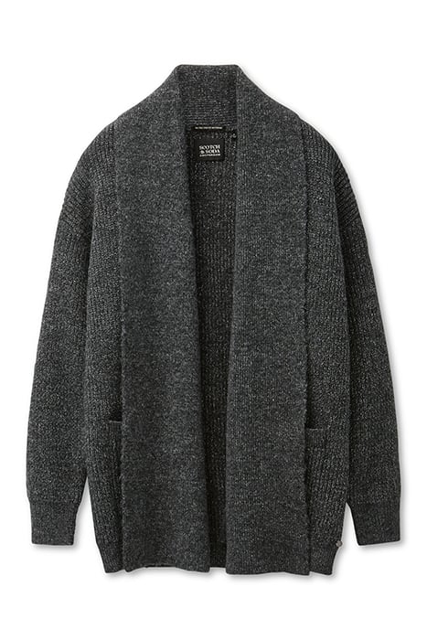 SWEATER CARDIGAN CHARCOAL GREY HEATHER 5