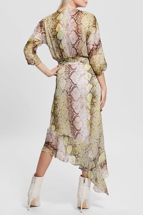 3 QTR SLV ENSLEY WRA GLAM SNAKE PRINT 2