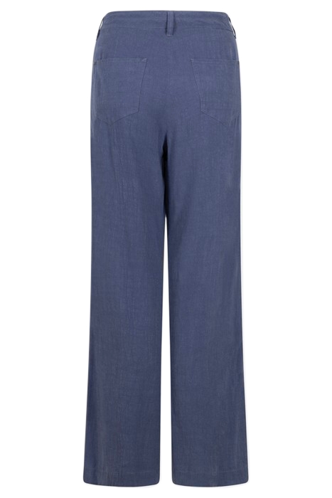 TROUSER WOVEN LONG BLUE INDIGO 4