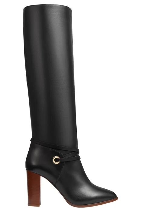 KB SHELBY LEATHER KNEE BLACK 1