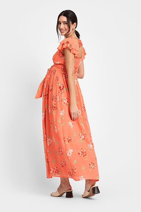 MATERNITY WRAP DRESS PINK 5