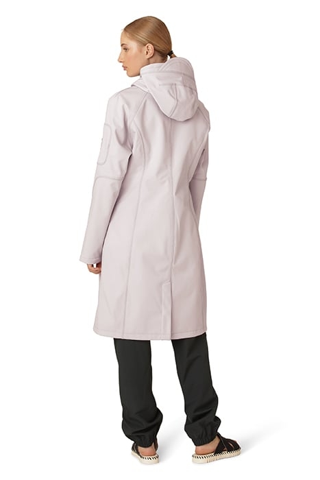 LONG SOFT SHELL RAINCOAT RAIN37L CONCRETE 2