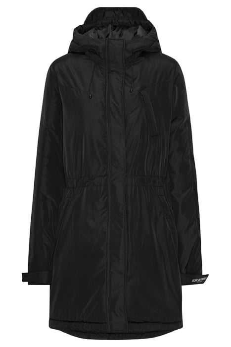 FLUFFY COAT WANDERDOWN01 BLACK 4