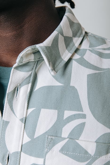 PARKER SWIRL SHIRT GREY BLUE 3