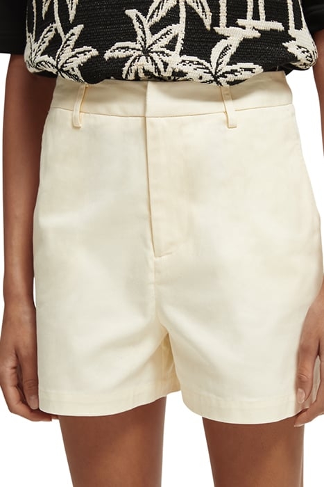 ABOTT CHINO ORGANIC COTTON TWILL SHORT VANILLA 7