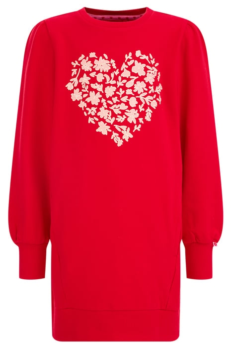 DRESS MID LENGTH RED 3