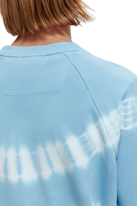 TIE-DYE ARTWORK RELAXED-FIT SWEATSHIRT SKY 7