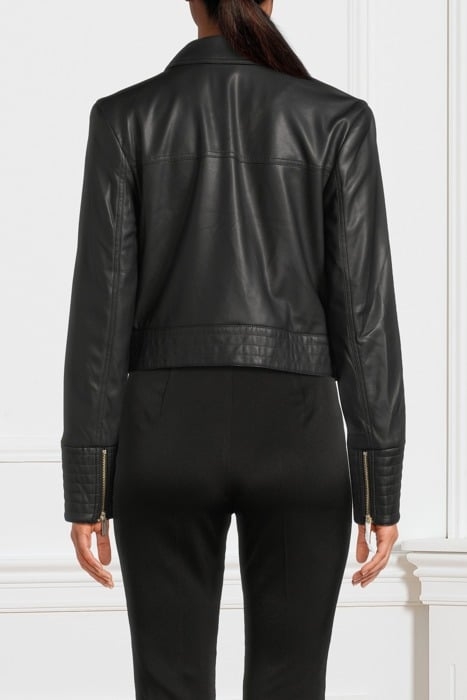 LOLA FAUX LEATHER JA JET BLACK A996 2