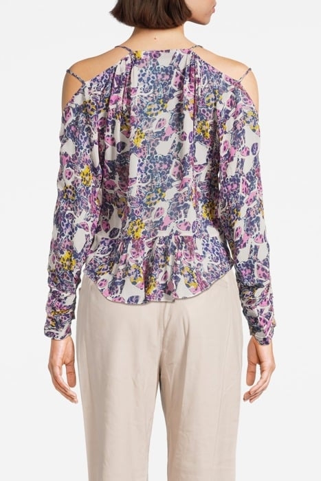 JARNE BLOUSE IN MIXED PINK 2