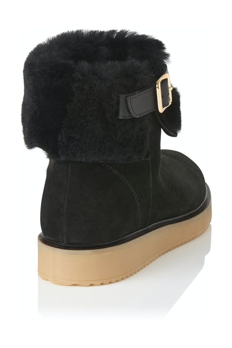 MACI SHEARLING ANKLE BOOT BLACK 5