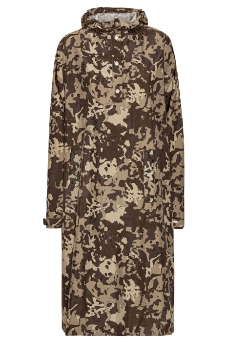 RAIN221SPP PONCHO BROWN CAMO 3