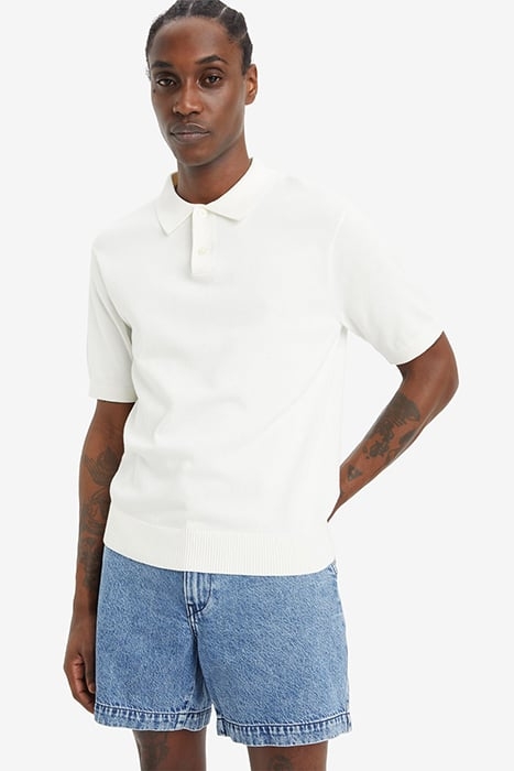 SWEATER POLO SHIRT WHITE 5