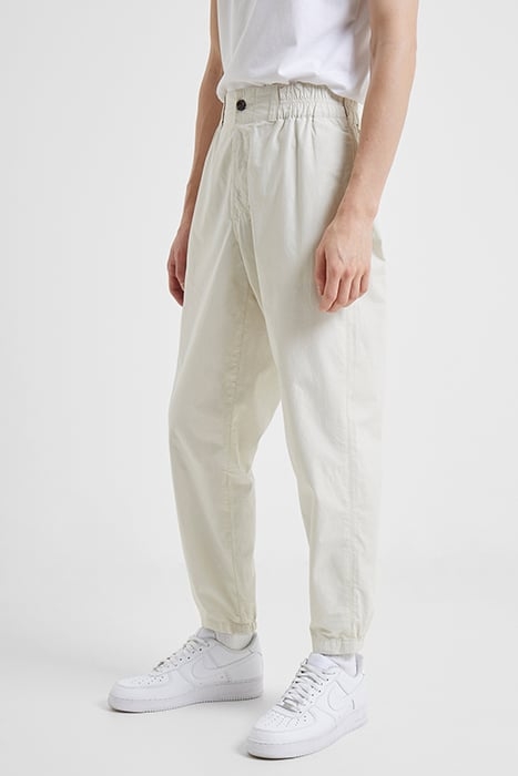 MILITARY COTTON TAPERED CHINO WHITE 1