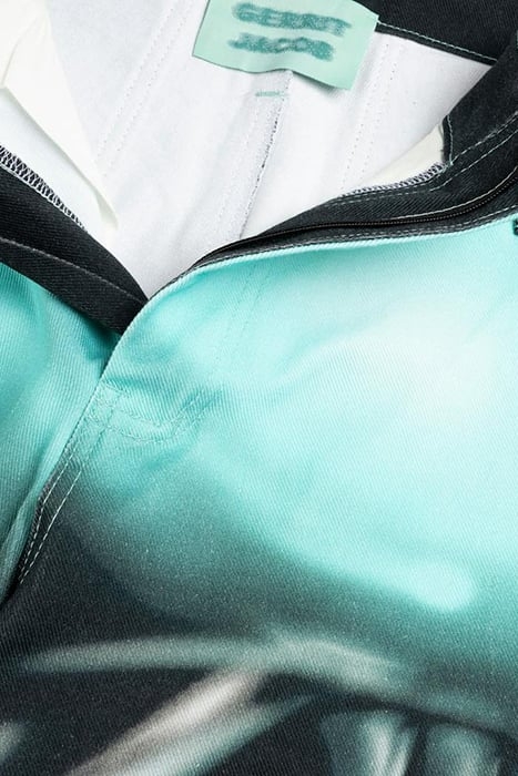 GERRIT JACOB – PRINTED JEANS TEAL/AQUA 4