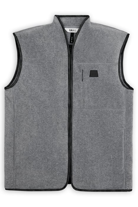 UNISEX DURBAN FLEECE VEST T1 DARK GREY MELANGE 1