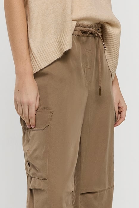 TROUSERS CARGO TENCEL FUNGHI 4
