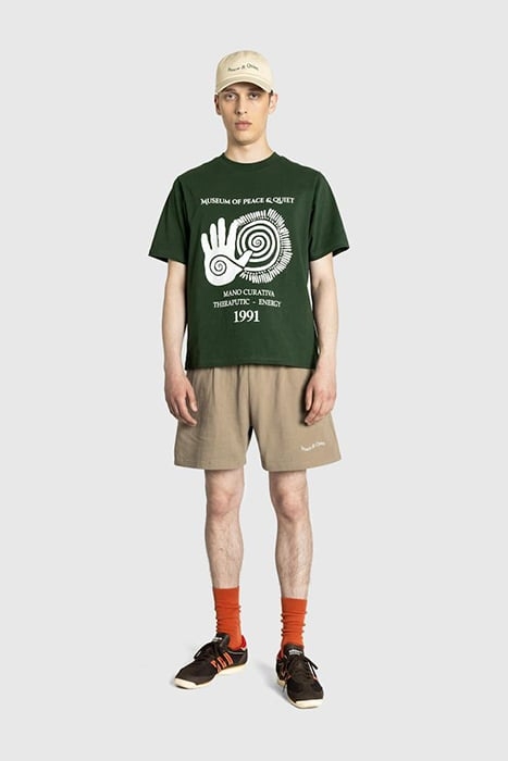 MUSEUM OF PEACE & QUIET – WORDMARK SWEATSHORTS CLAY 2