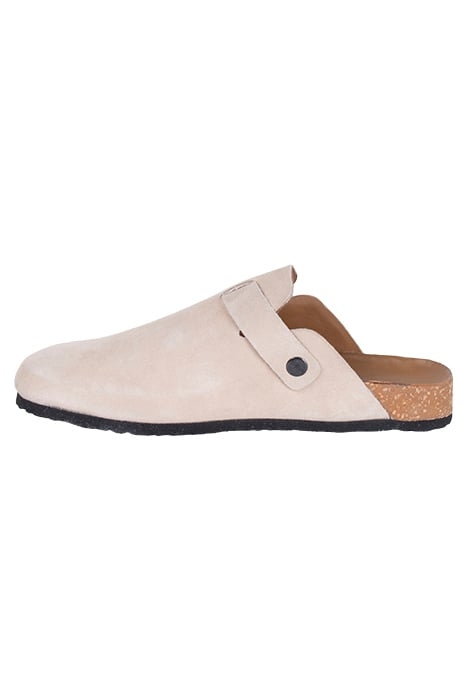 LEATHER CLOG IVORY 5