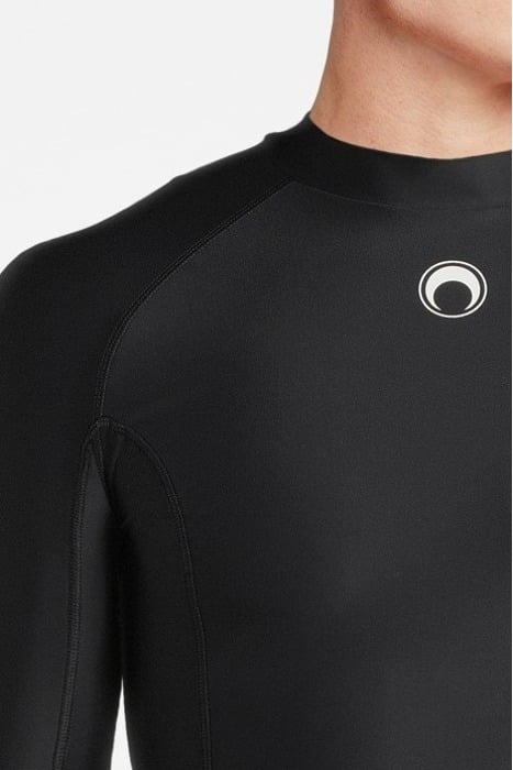 MARINE SERRE – ACTIVE JERSEY SECOND SKIN TOP BLACK 4