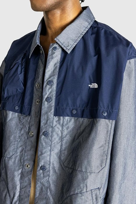 THE NORTH FACE – DENIM LS SHIRT LIGHT INDIGO DENIM WASH 3