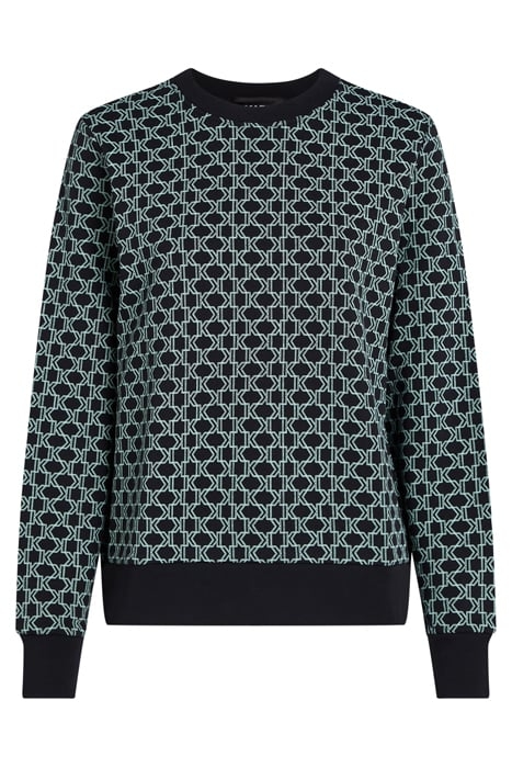 AOP MONOGRAM SWEAT BLACK 1