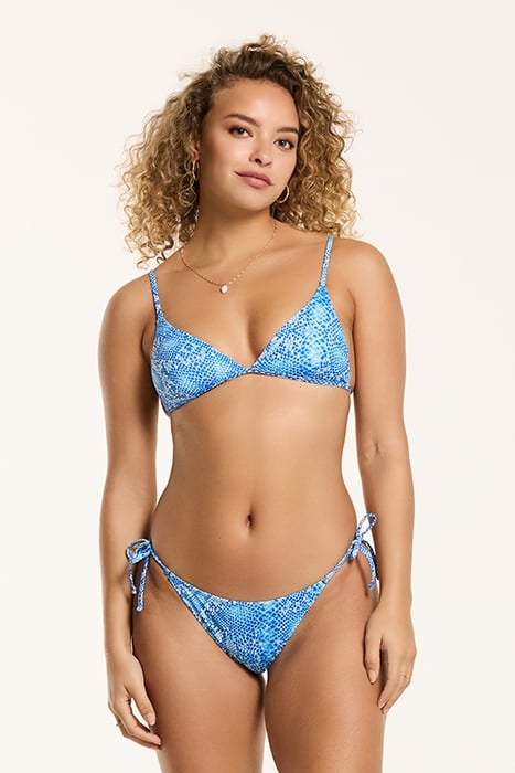 LADIES ROMY BIKINI SET SEASIDE SNAKE ELECTRIC BLUE SNAKE 1