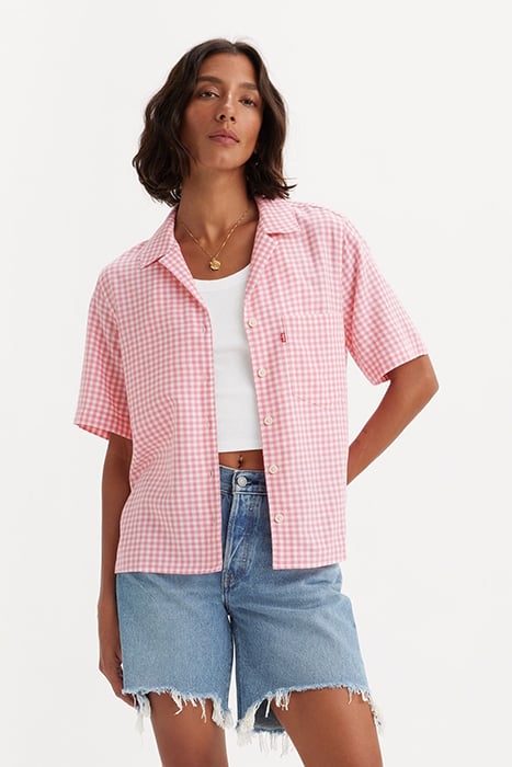 JOYCE BUTTON-DOWN SHIRT PINK 1
