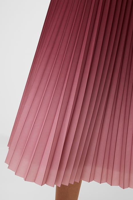 SUNBURST CREPE LIGHT SKIRT BROWN 3