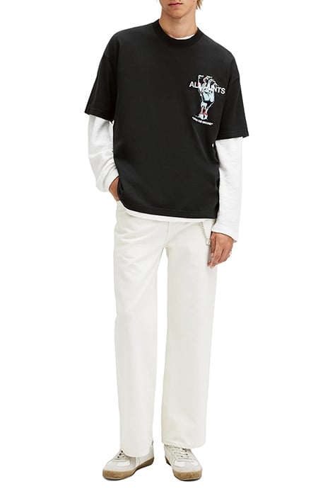 UNDERGANG SS CREW WASHED BLACK 2