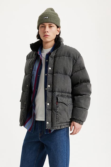 WESTERN WINTER PUFFER JACKET IN GREY 5