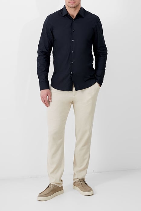 LONG SLEEVE POPLIN SHIRT BLACK 2