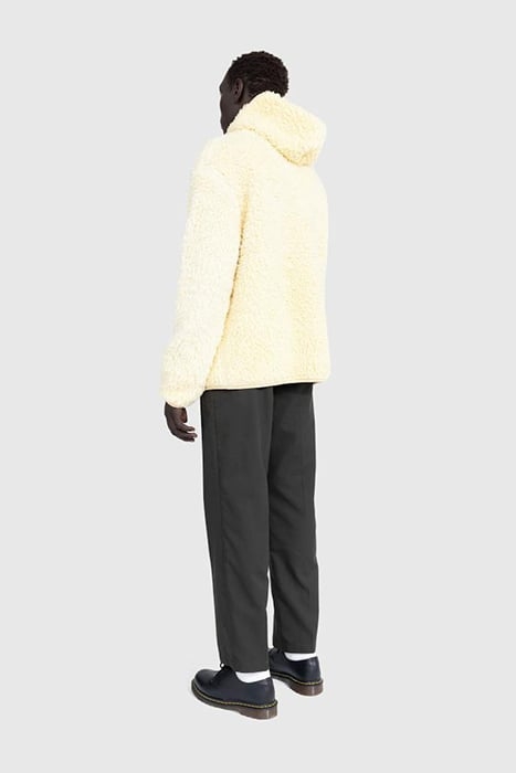 JIL SANDER – FLEECE HOODIE LEMON 3