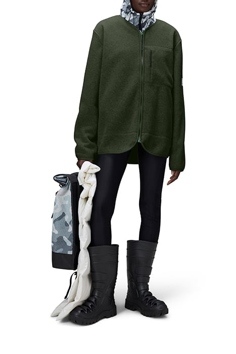 UNISEX FLEECE JACKET T1 GREEN 7