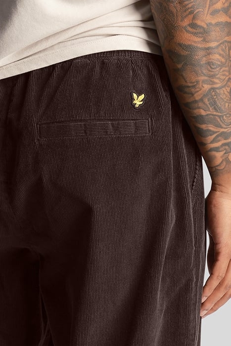 NEEDLE CORD DRAW STRING TROUSER SEDIMENT 5