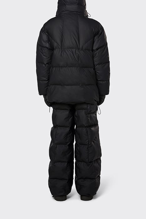 UNISEX BLOCK PUFFER JACKET BLACK 3