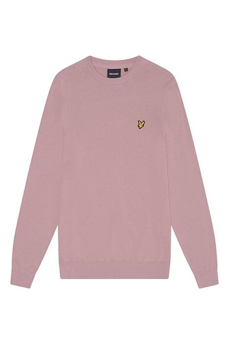 COTTON CREW NECK JUMPER FIELD THISTLE 3