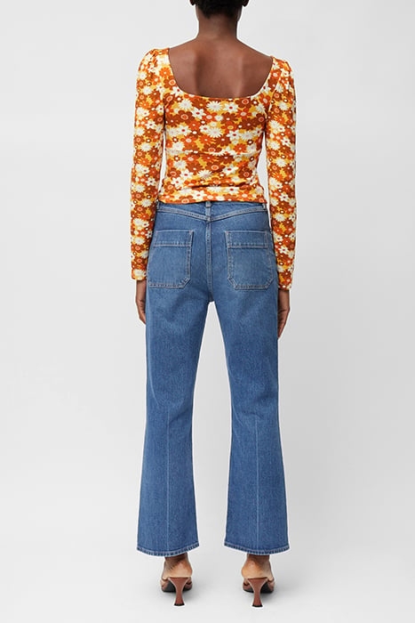 REBECA ASTRIDA ECO MED JRY TOP AMBER YELLOW MULTI 2