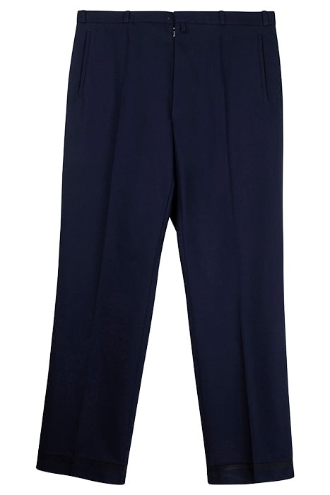 MAISON MARGIELA – WOOL TWILL TROUSERS NAVY 1