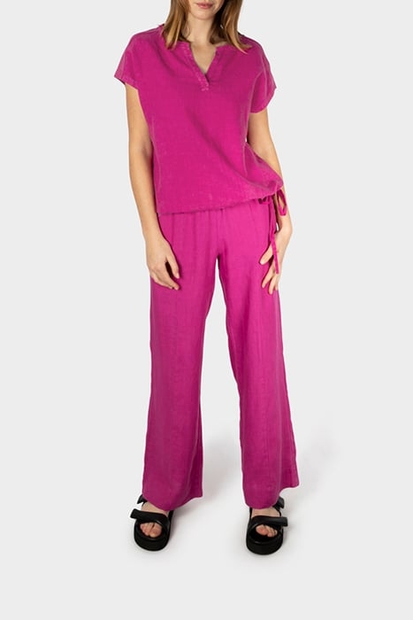 BLOUSE WOVEN CAP SLEEVES FESTIVAL FUCHSIA 3